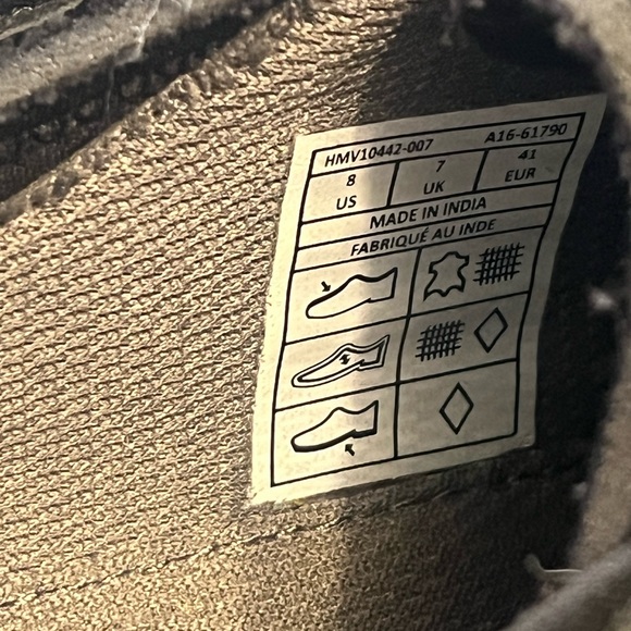 Mens Hush Puppies Dress Shoes Size 8 Black Colby Oxfords Leather Lace Up - Picture 4 of 7